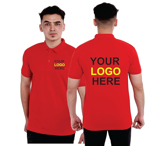 Men's Customizable Regular Fit Polo T-Shirt with Photo