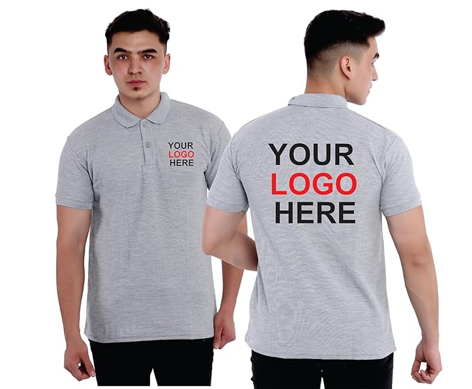 Men's Customizable Regular Fit Polo T-Shirt with Photo