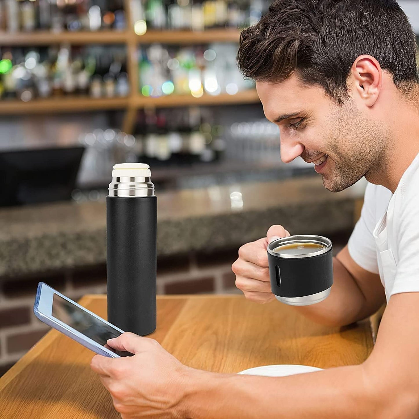 Personalized Double Wall Vacuum Insulated Stainless Steel Bottle 500ml